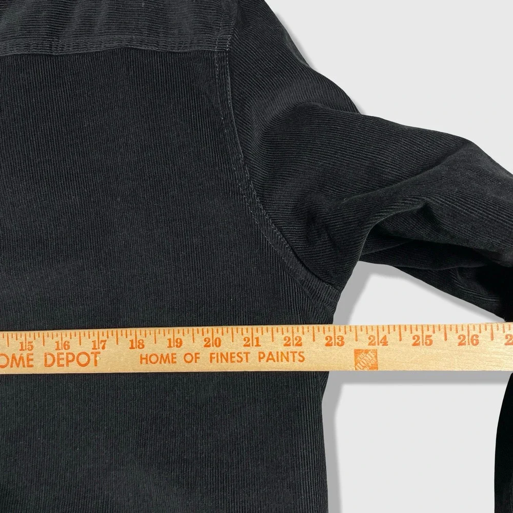 The North Face Corduroy Sherpa Lined Jacket Mens Large Black Workwear Gorpcore